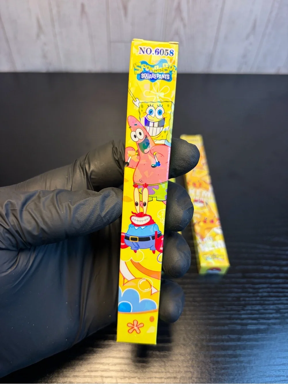 4Pcs Pikachu (2) And Sponge Bob (2) BLIND BOX PENS (4)